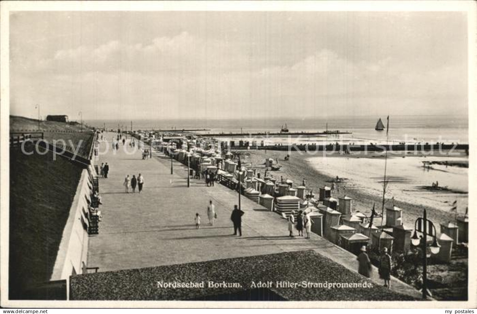 42560386 Borkum Nordseebad Strandpromenade Borkum