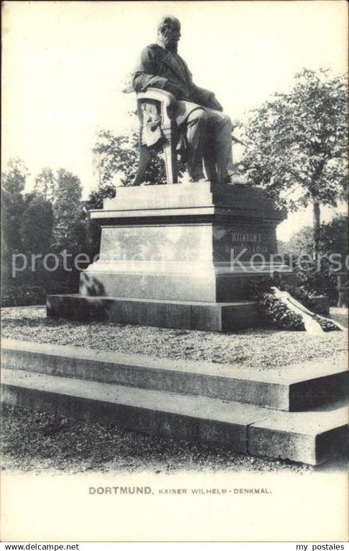 42560464 Dortmund Kaiser Wilhelm Denkmal Statue Dortmund
