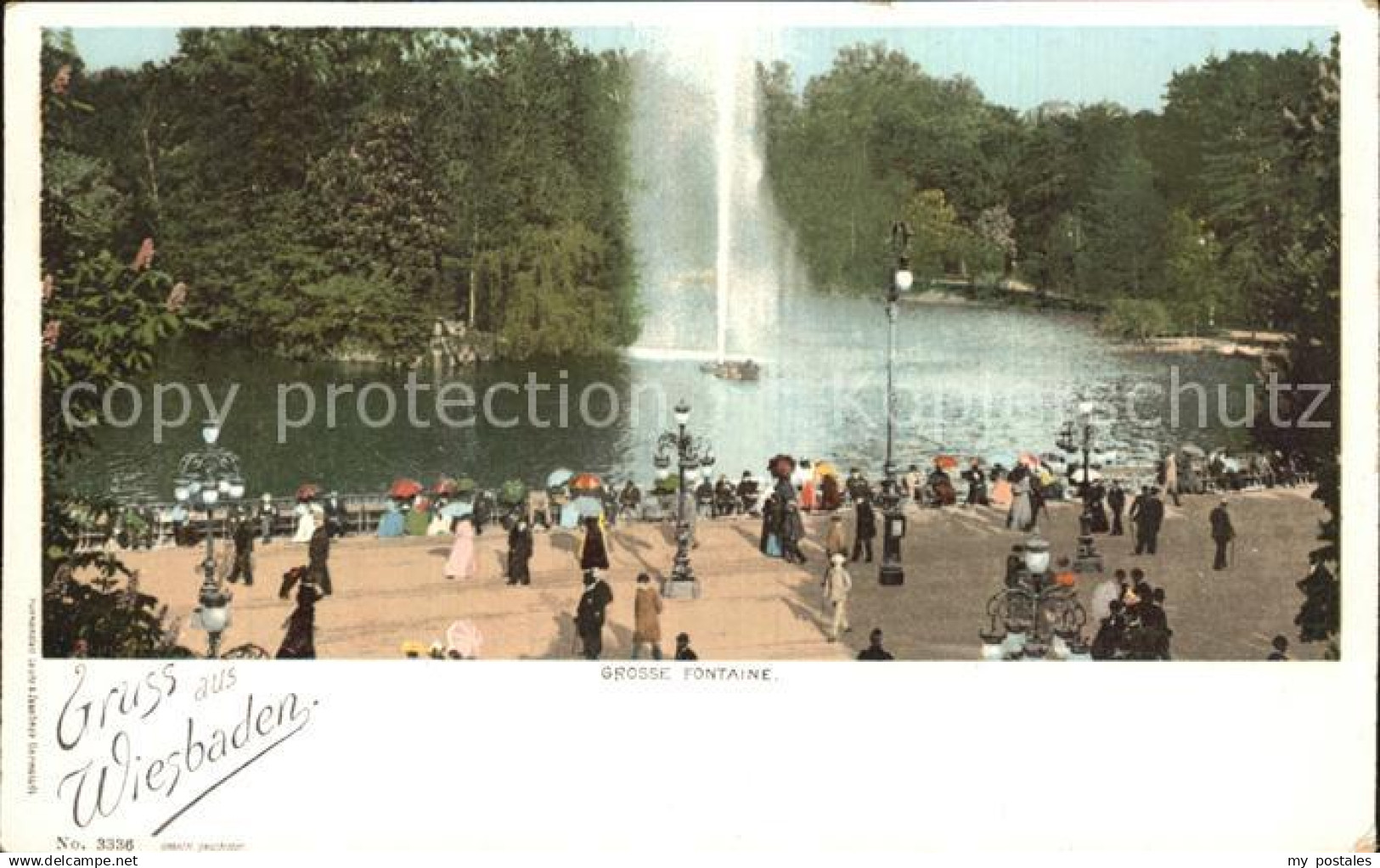 42561083 Wiesbaden Grosse Fontaine Wiesbaden