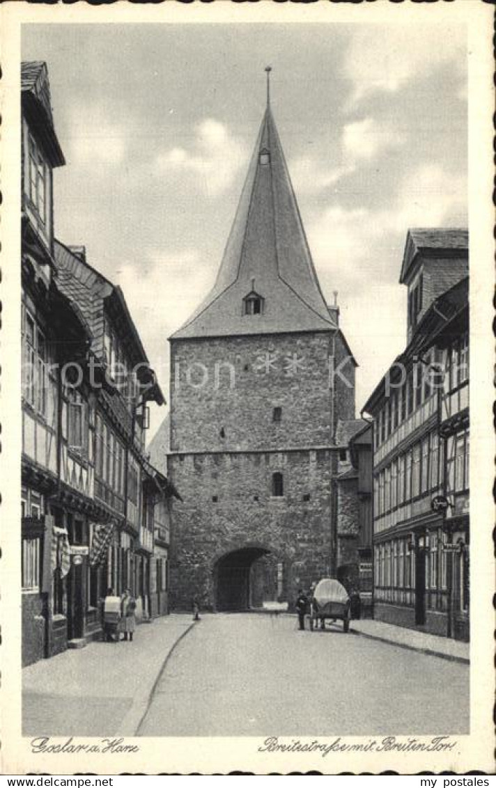 42561188 Goslar Breitestrasse mit Breiten Tor Goslar