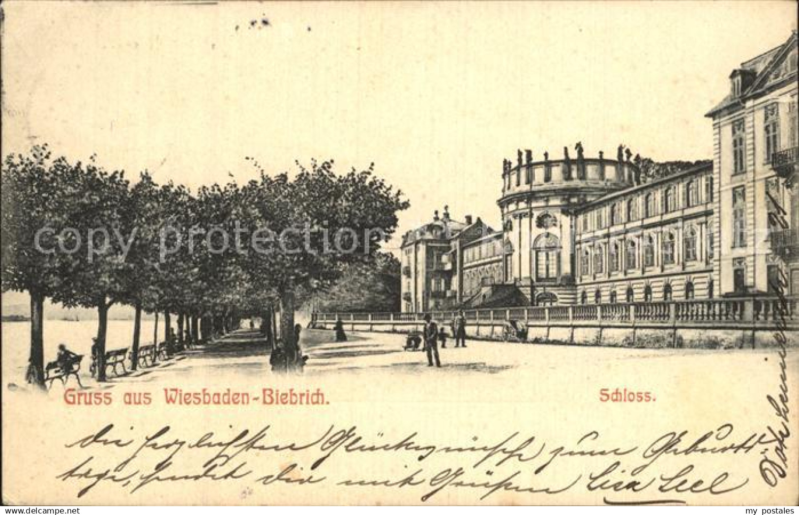 42569129 Biebrich Wiesbaden Schloss Promenade Wiesbaden