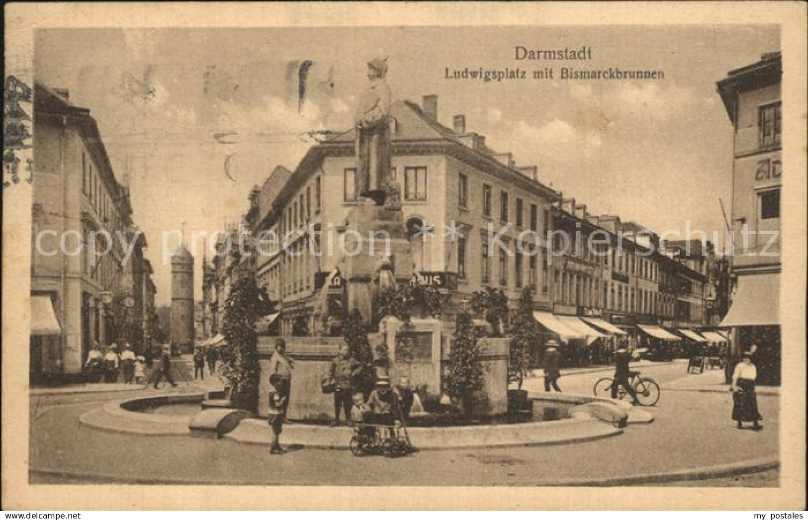 42569175 Darmstadt Ludwigsplatz Bismarckbrunnen Darmstadt
