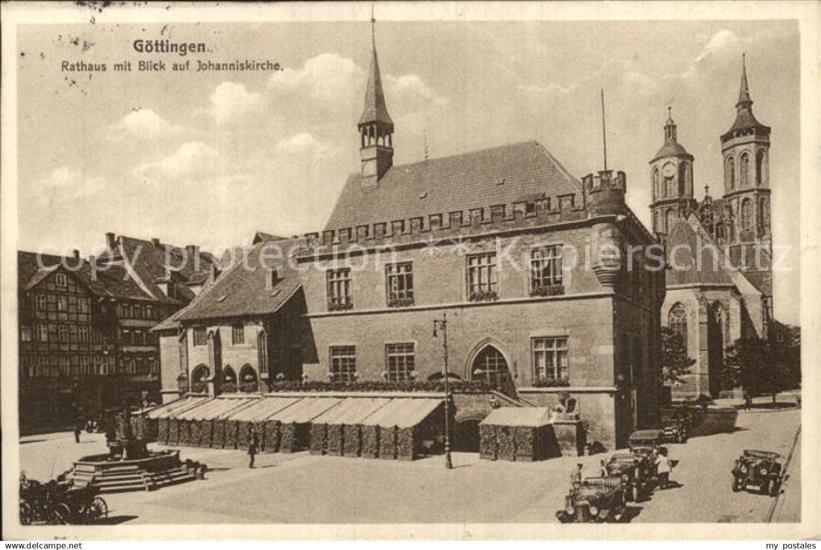 42569207 Goettingen Niedersachsen Rathaus Johanniskirche Goettingen