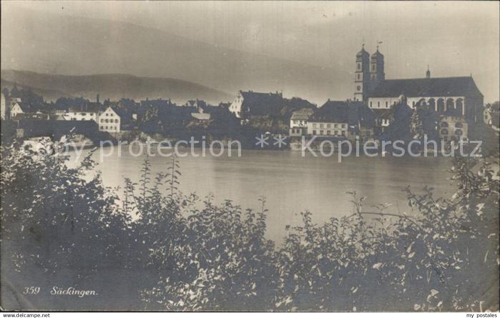42570130 Saeckingen Bad Panorama Bad Saeckingen