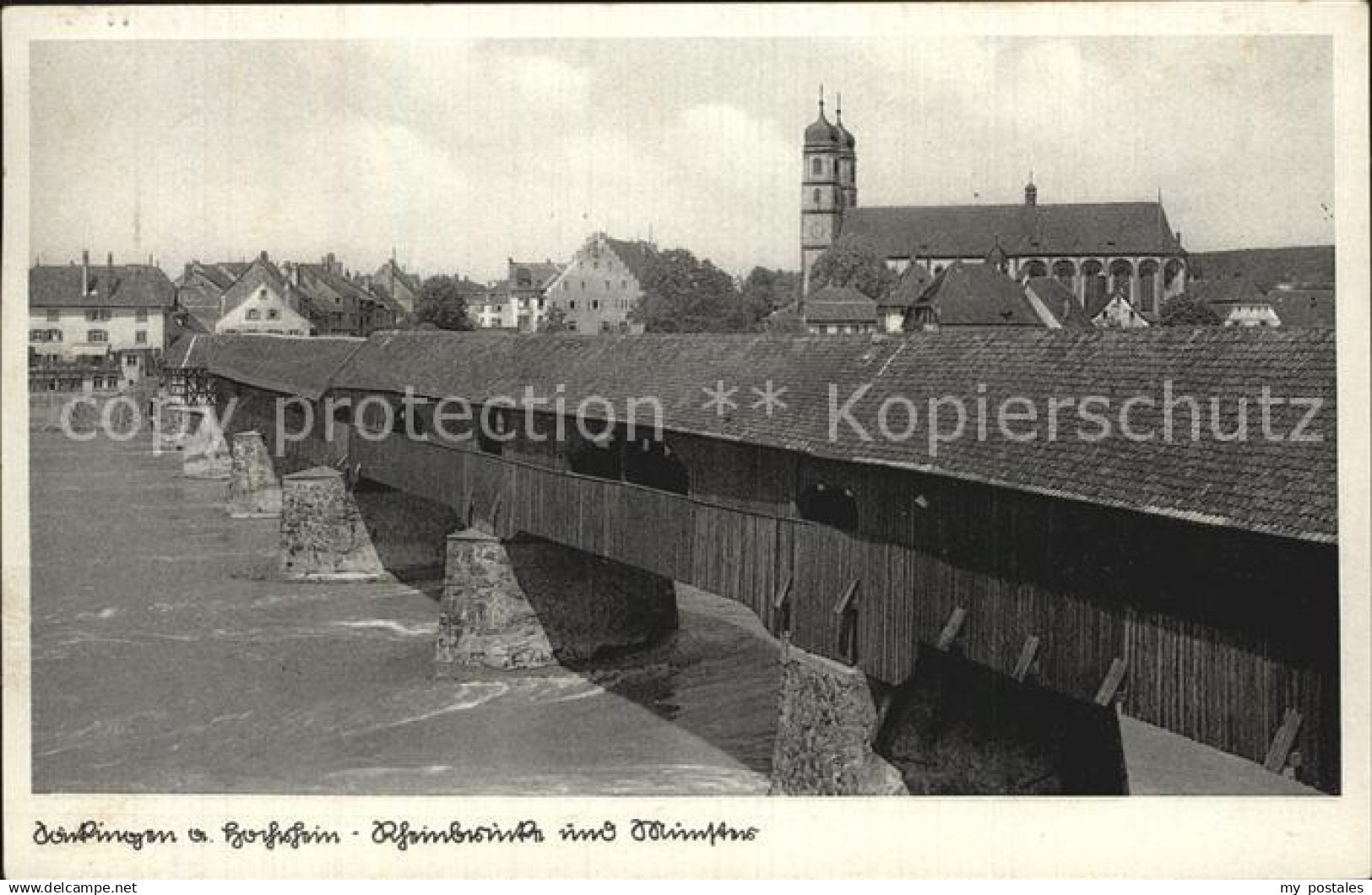 42570157 Saeckingen Bad Rheinbruecke Muenster Bad Saeckingen