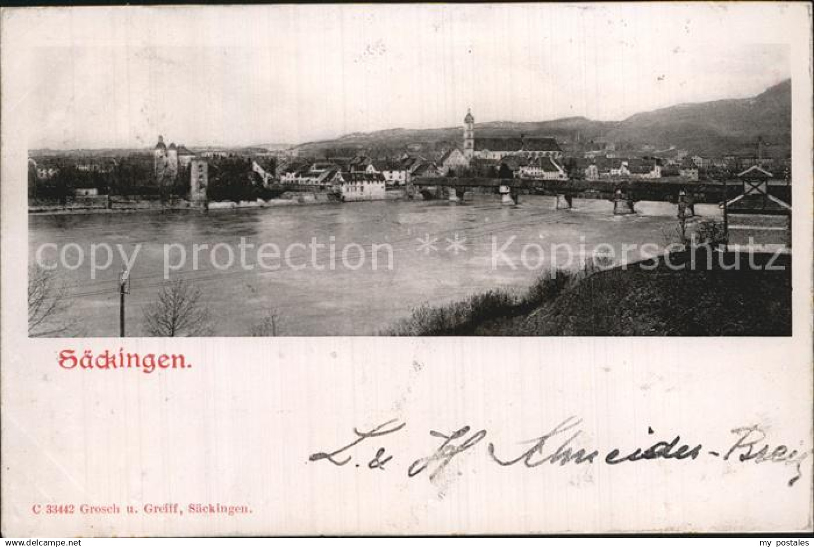 42571355 Saeckingen Bad Rheinbruecke  Bad Saeckingen