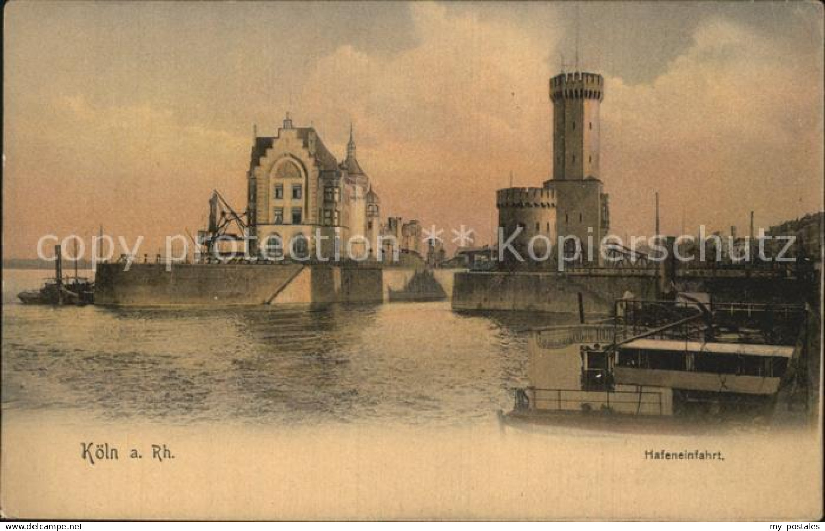 42572298 Koeln Rhein Hafeneinfahrt  Koeln
