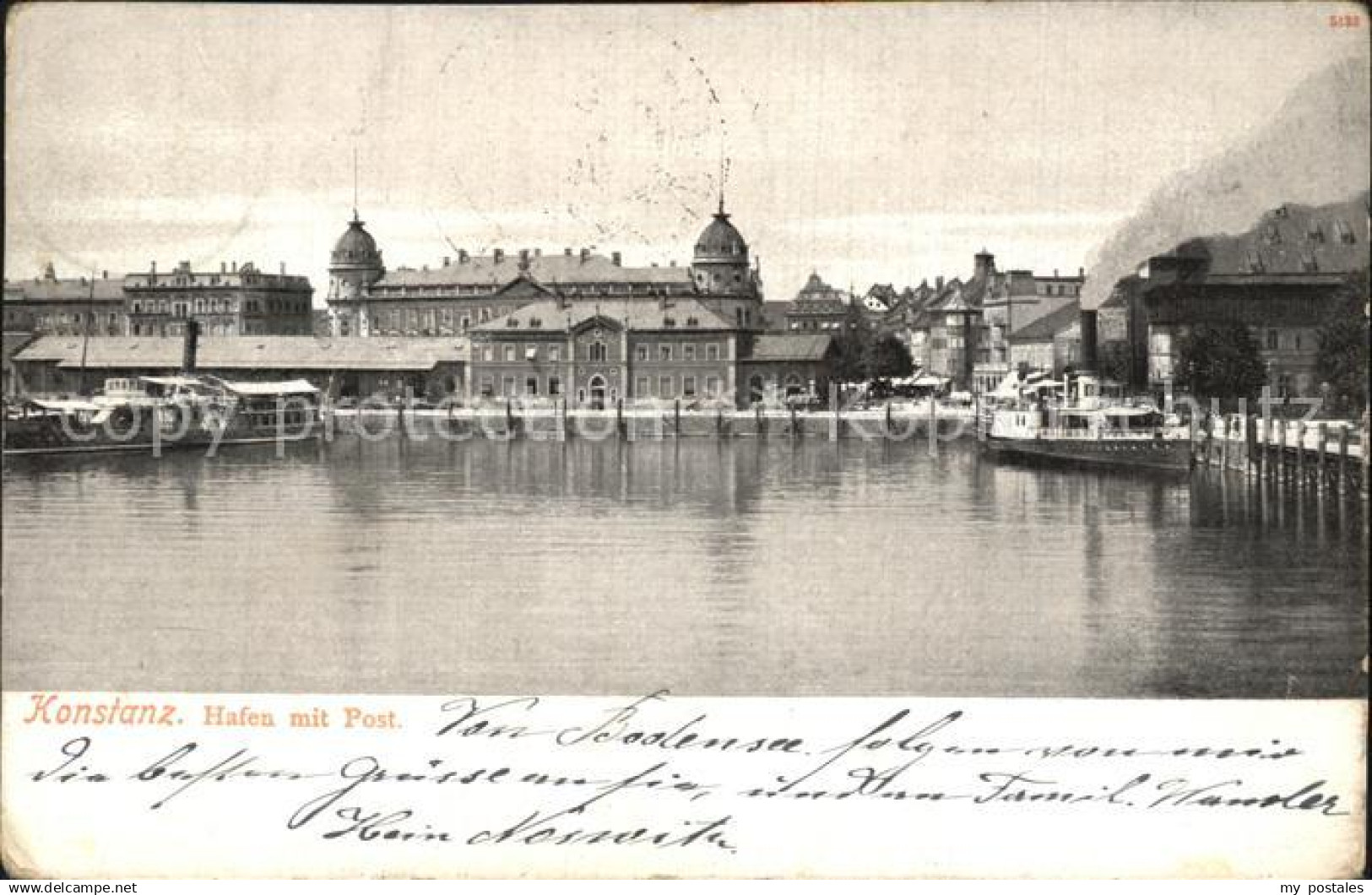 42581642 Konstanz Bodensee Hafen Post Konstanz
