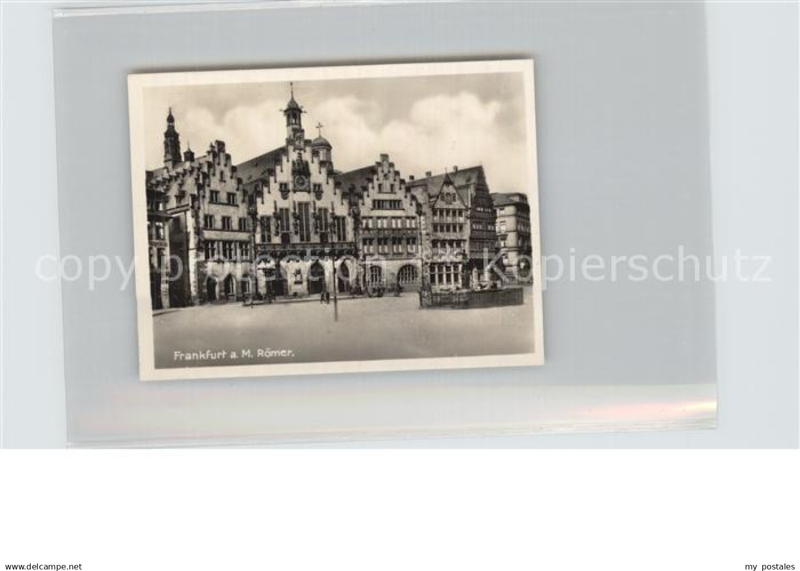 42589319 Frankfurt Main Roemer Brunnen Giebelhaeuser Frankfurt am Main