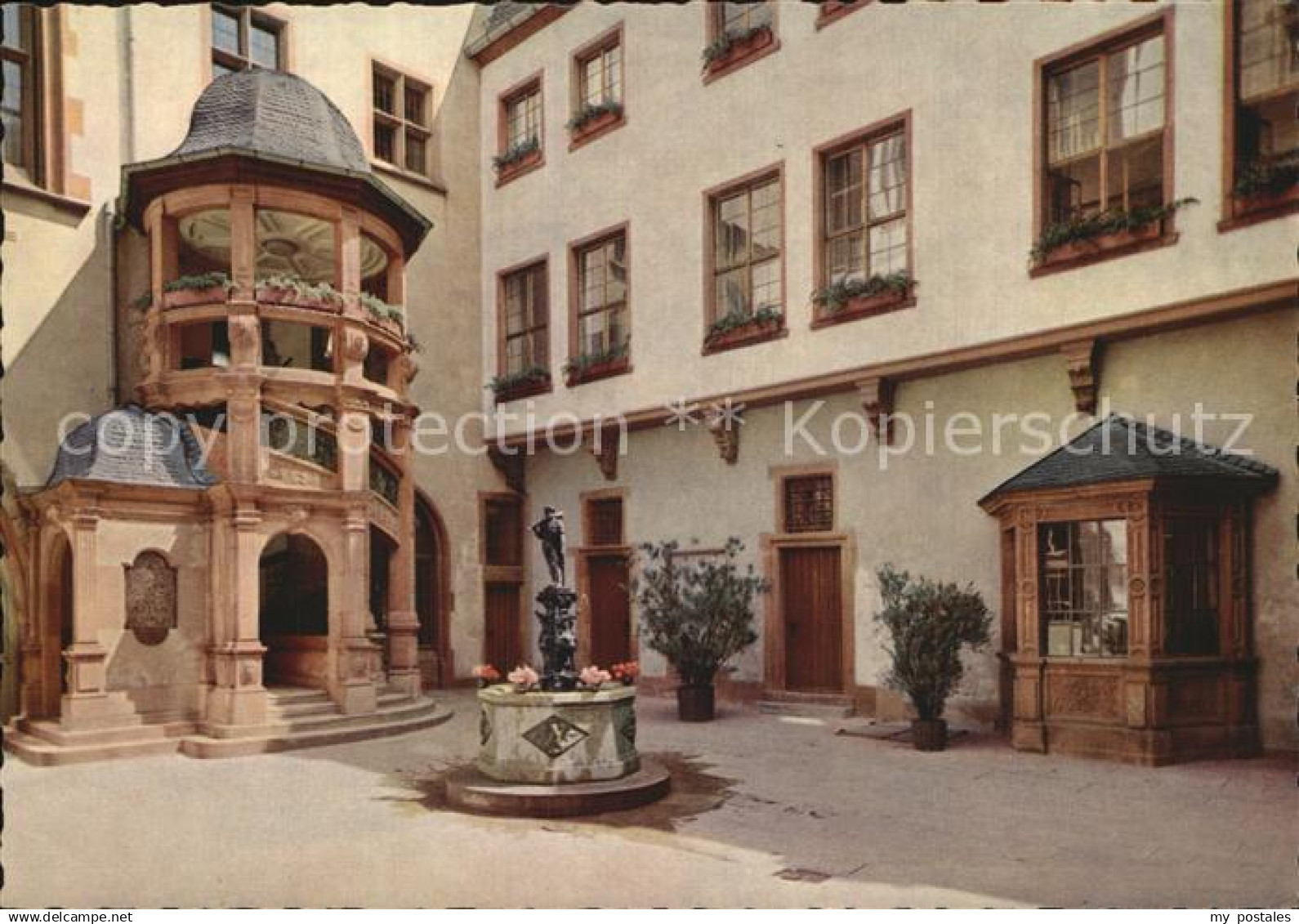 42589479 Frankfurt Main Roemer-Rathaus Innen-Hof Frankfurt Main