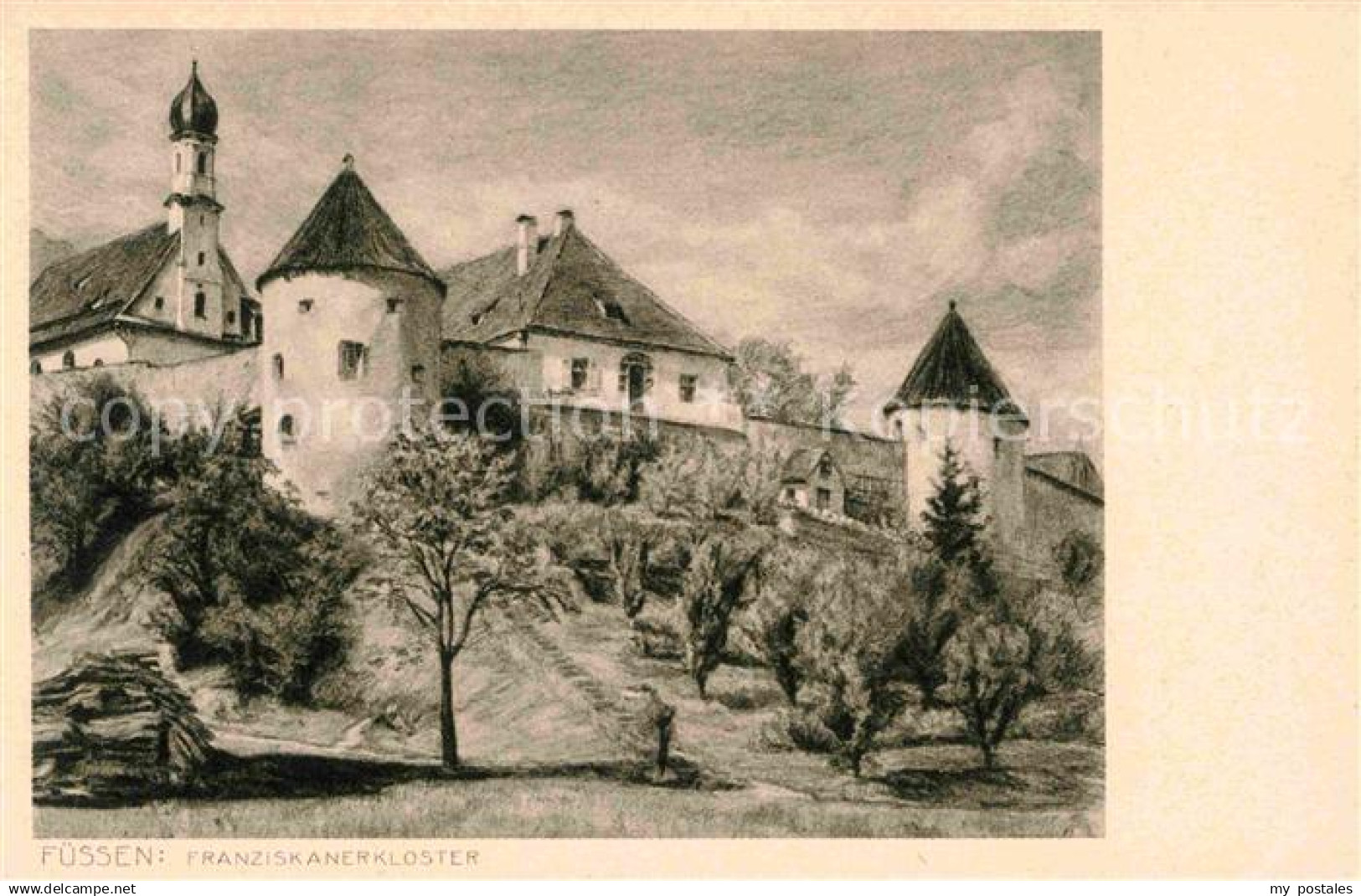 42657615 Fuessen Allgaeu Franziskanerkloster Fuessen