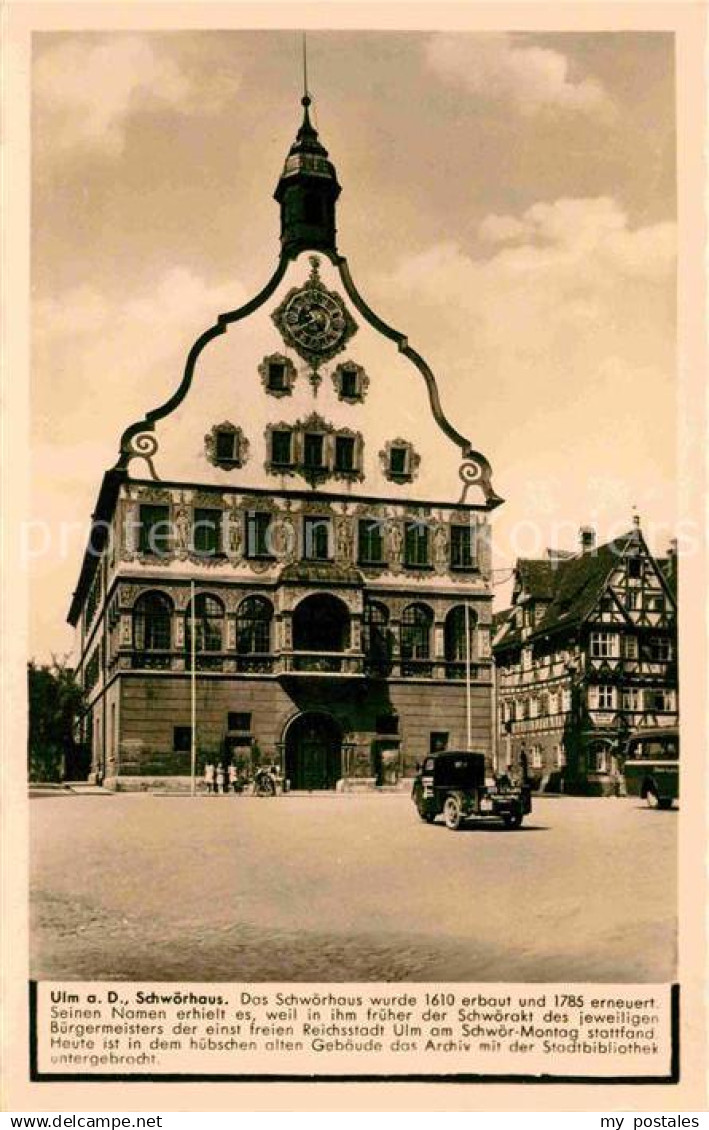 42659394 Ulm Donau Schwoerhaus Ulm