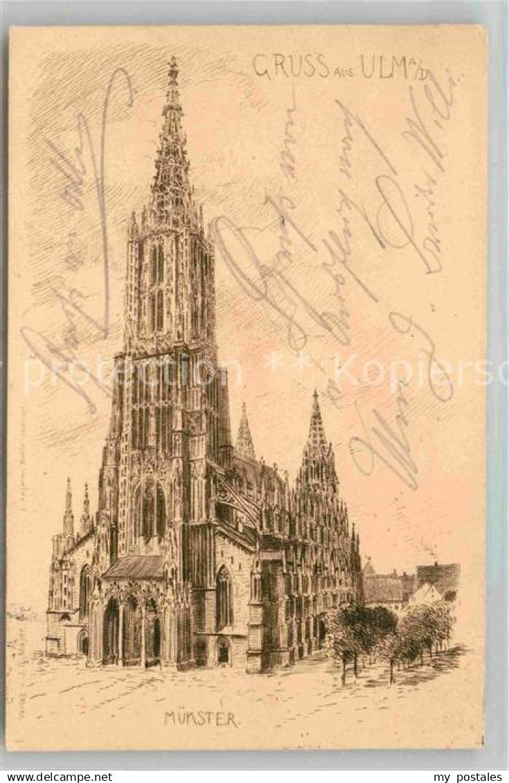42669828 Ulm Donau Muenster Ulm Donau