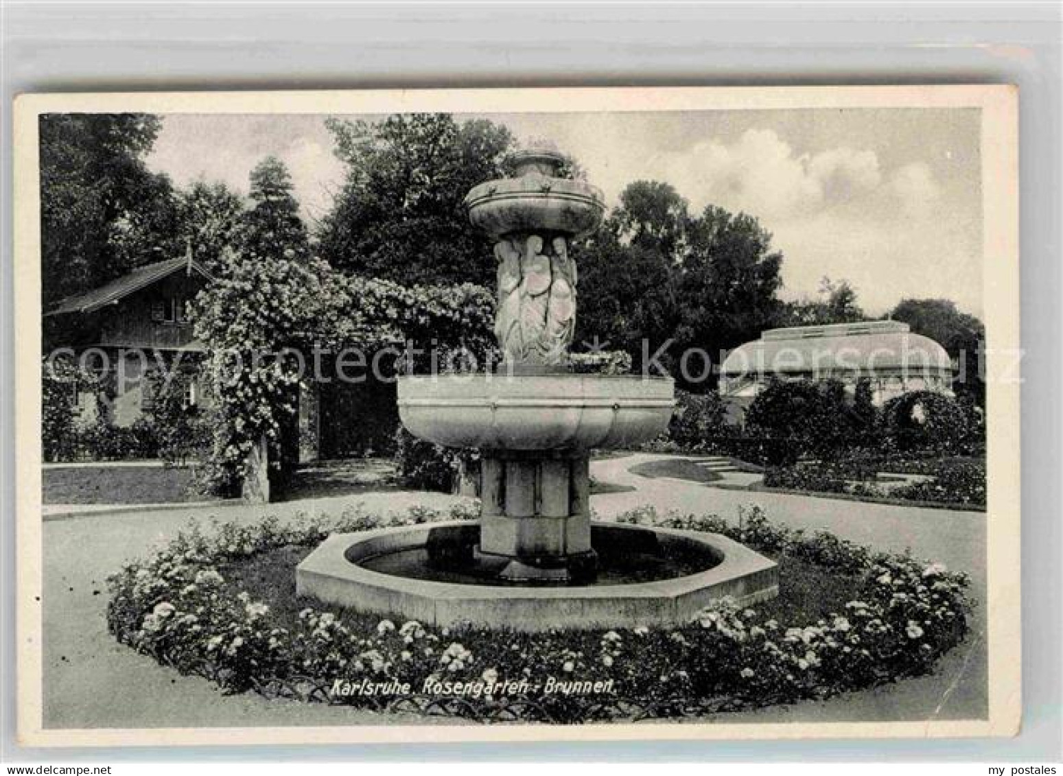 42672594 Karlsruhe Baden Rosengarten Brunnen Karlsruhe