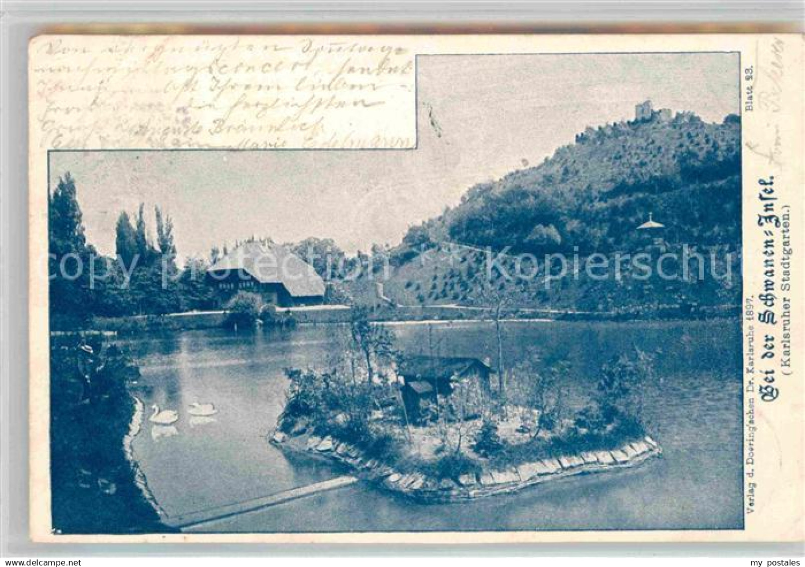 42672722 Karlsruhe Baden Schwaneninsel Stadtgarten Karlsruhe