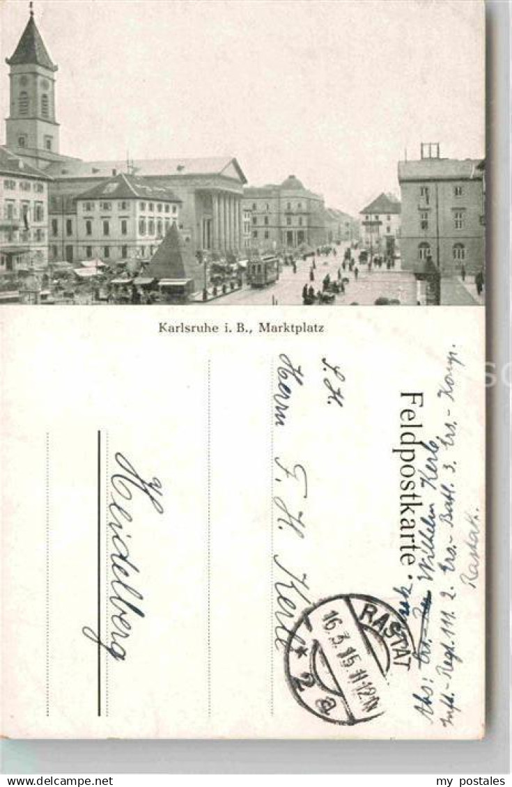 42672780 Karlsruhe Baden Marktplatz Karlsruhe