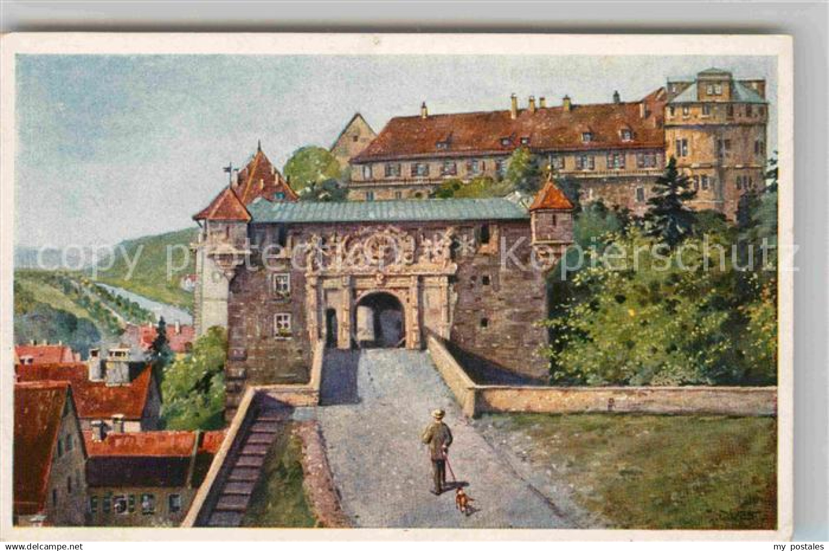 42674423 Tuebingen Schlosseingang Tuebingen