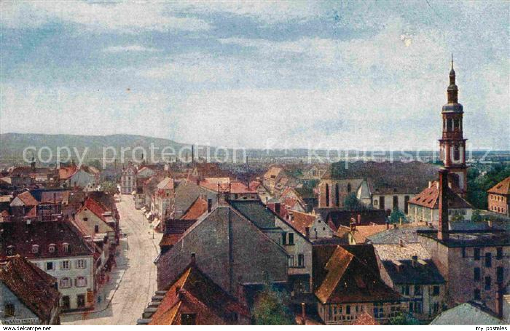 42675165 Offenburg Panorama Kirche Offenburg