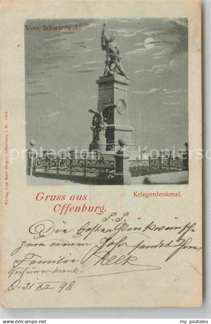 42676416 Offenburg Kriegerdenkmal Offenburg