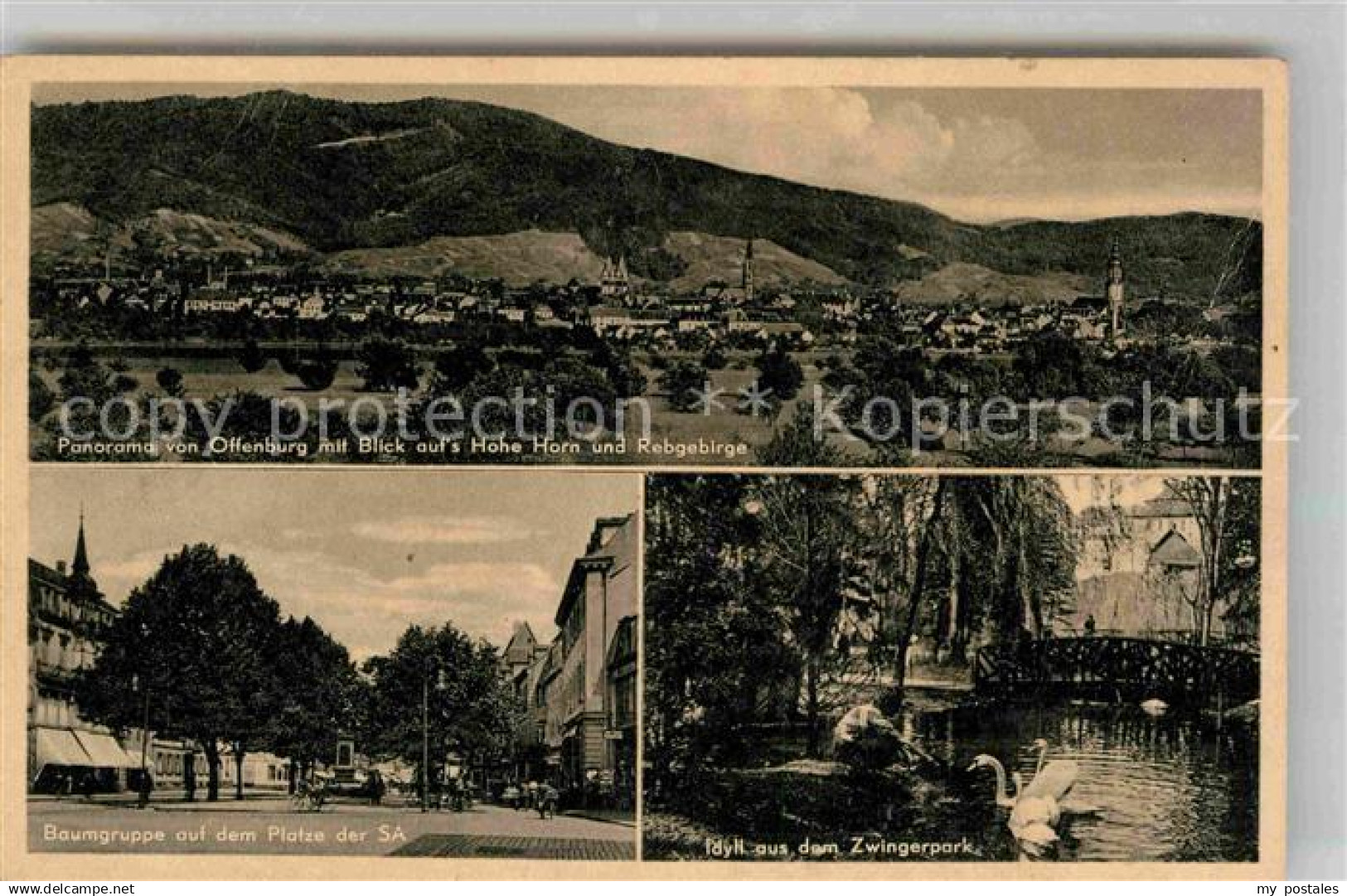 42676504 Offenburg Zwingerpark Denkmal Offenburg