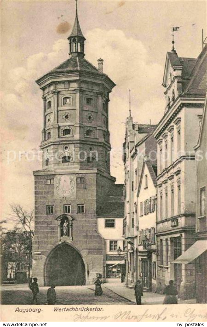 42676947 Augsburg Wertachbrueckertor Beschreibung Augsburg