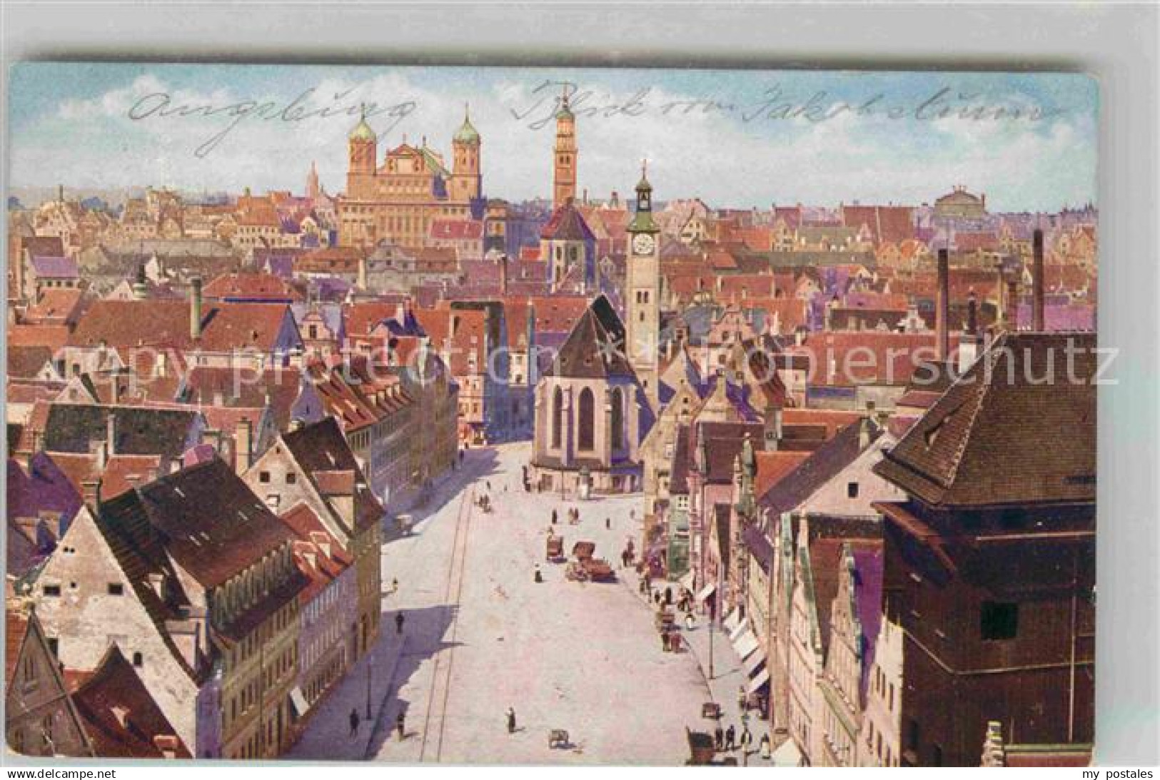 42678988 Augsburg Jakobsturm Dom Augsburg