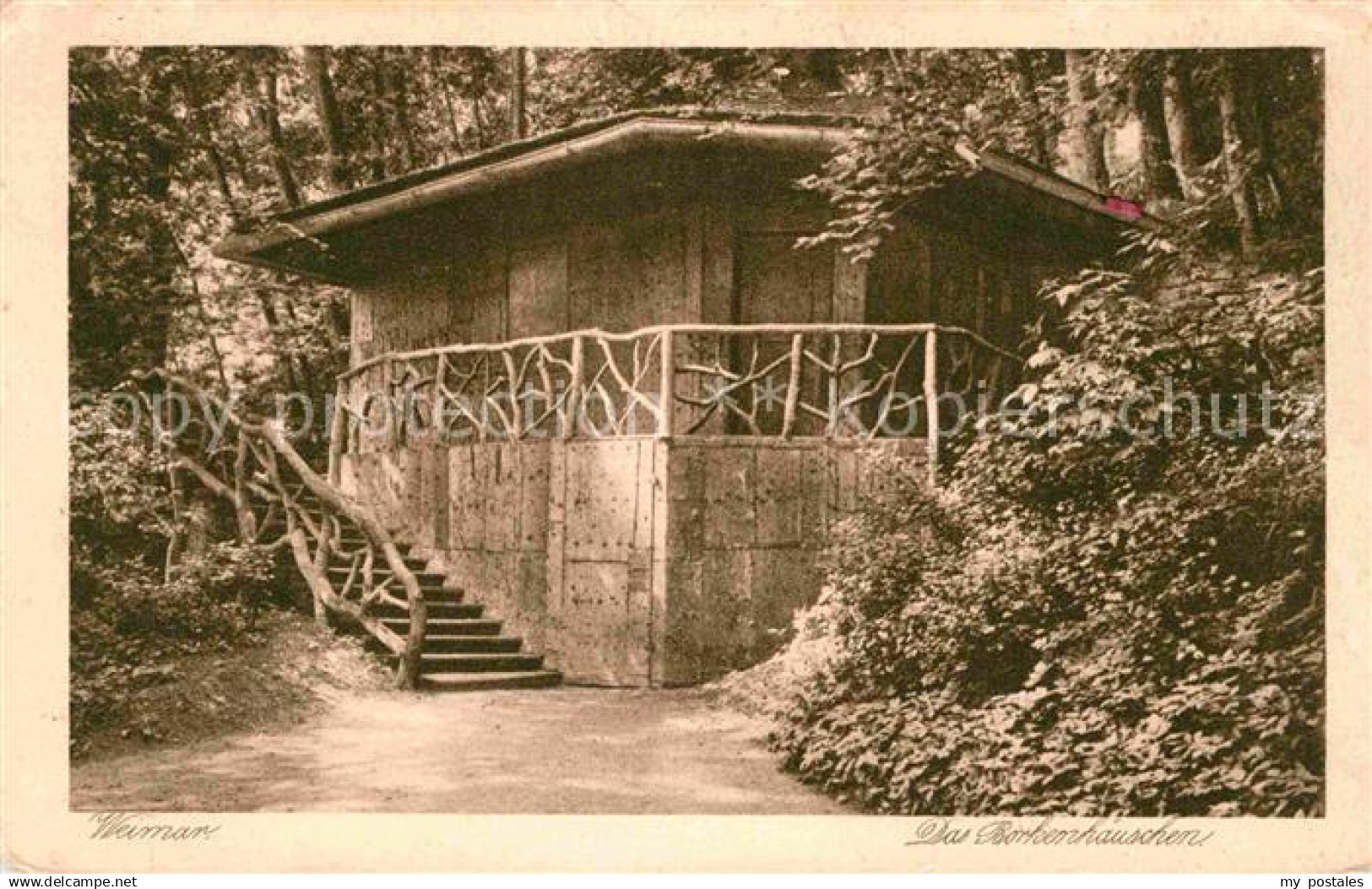 42680378 Weimar Thueringen Borkenhaeuschen Weimar