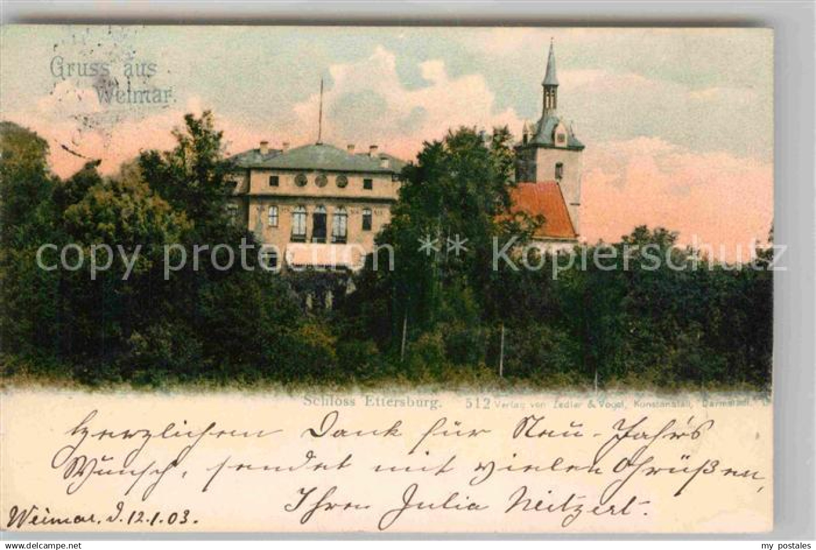 42684447 Weimar Thueringen Schloss Ettersburg Weimar