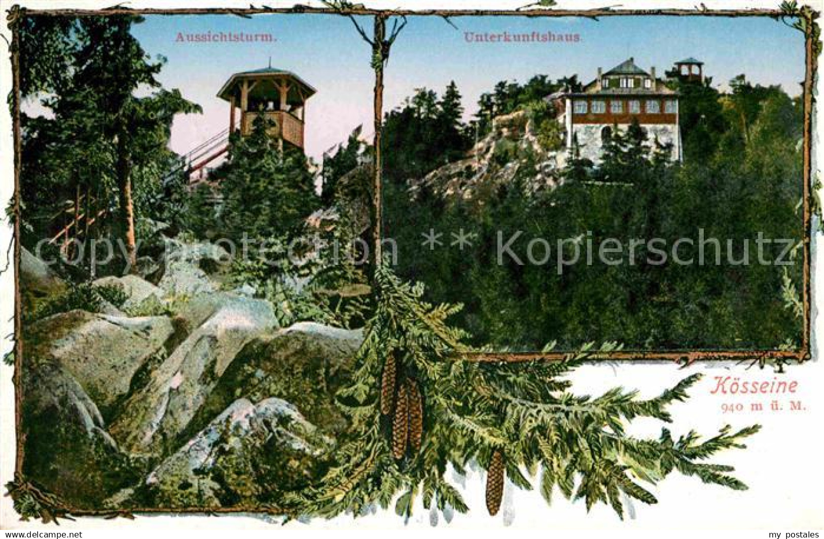 42684698 Wunsiedel Aussichtsturm Unterkunftshaus Koesseine Wunsiedel