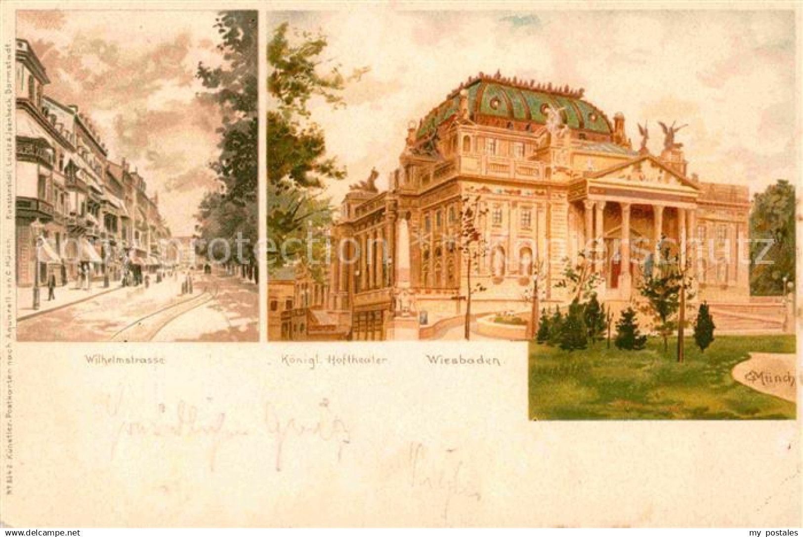42688207 Wiesbaden Wilhelmstrasse Koenigl. Hoftheater Wiesbaden