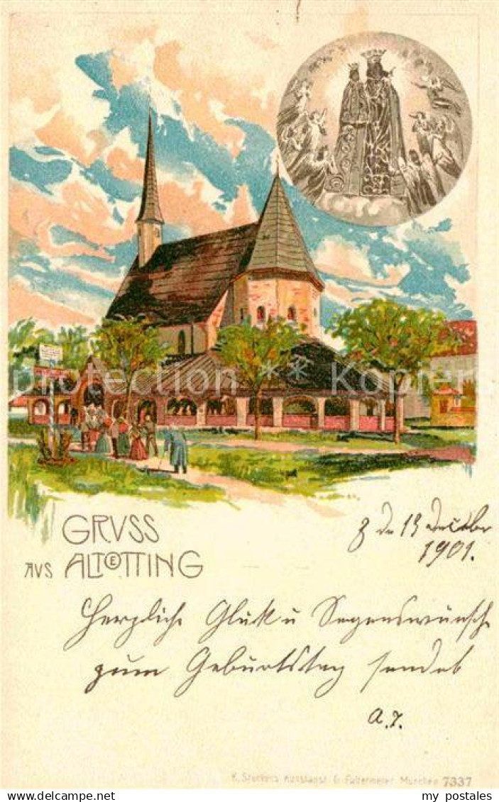 42689996 Altoetting Kirchenpartie Altoetting