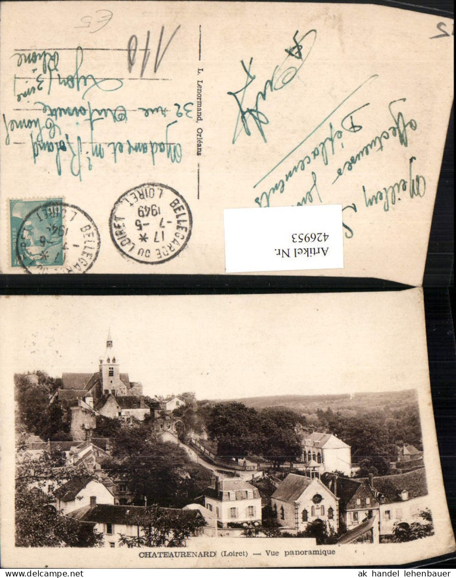 426953,Centre Loiret Chateaurenard Vue panoramique Teilansicht