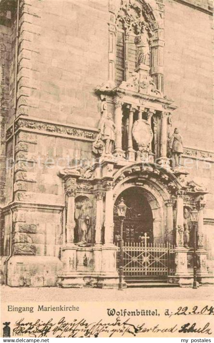 42703743 Wolfenbuettel Eingang Marienkirche Wolfenbuettel