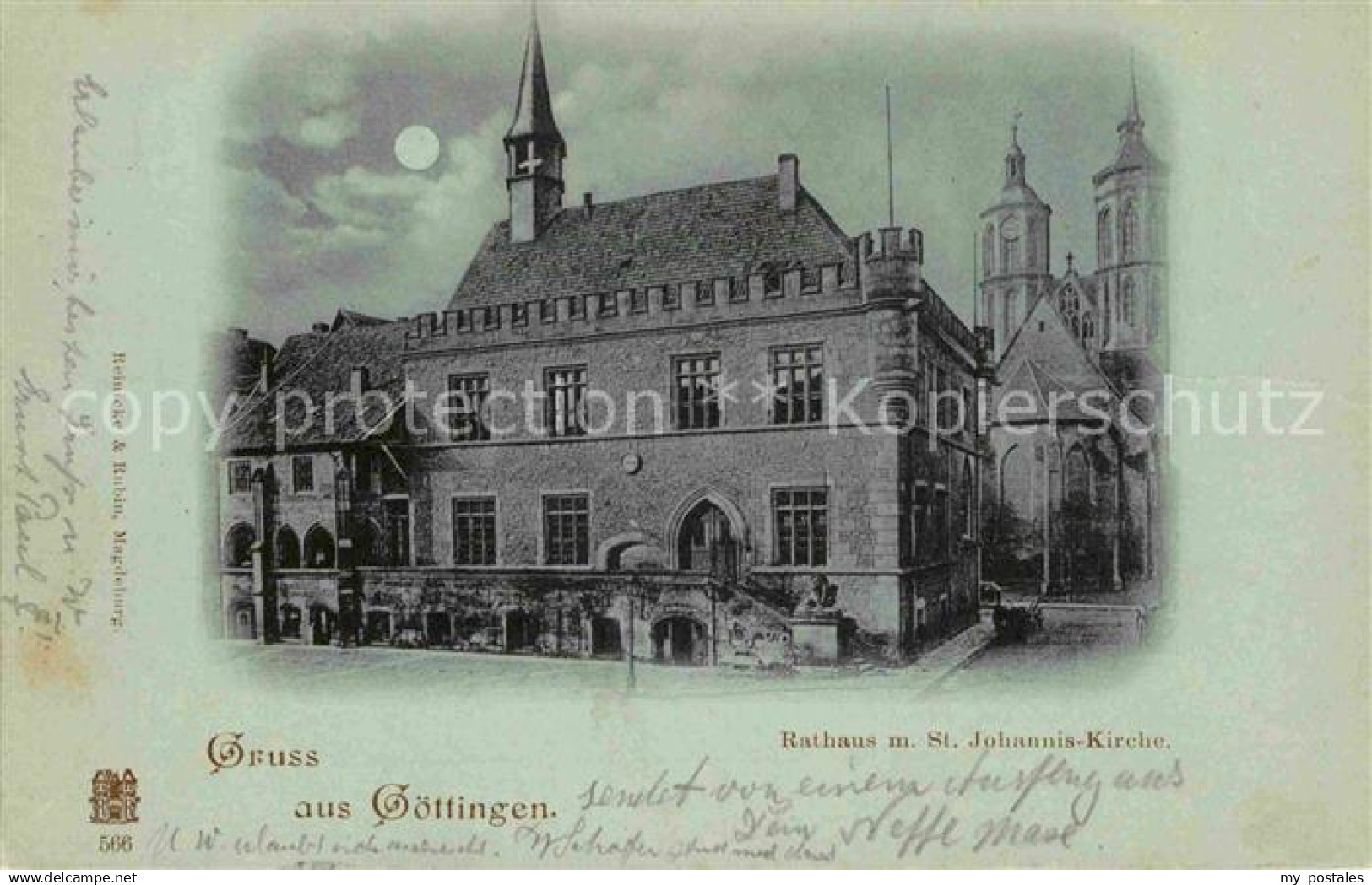 42703755 Goettingen Niedersachsen Rathaus Sankt Johannis Kirche Goettingen