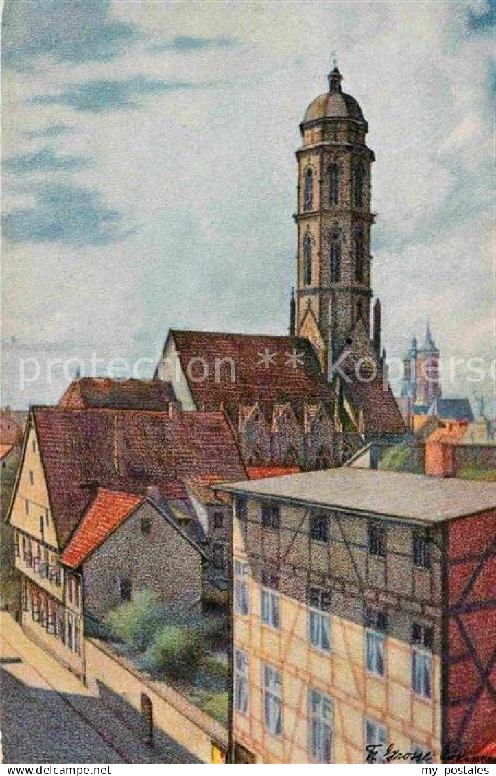 42703840 Goettingen Niedersachsen Jakobikirche Kuenstlerkarte Goettingen Nieders
