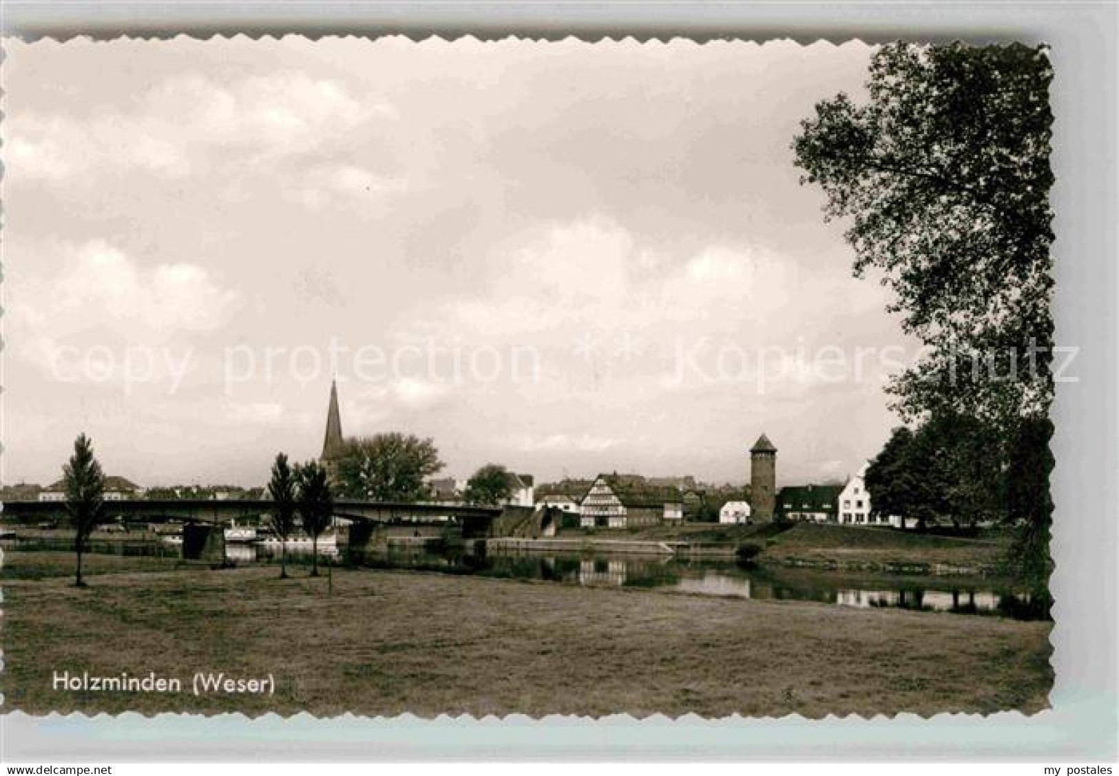 42704598 Holzminden Weser Panorama Holzminden