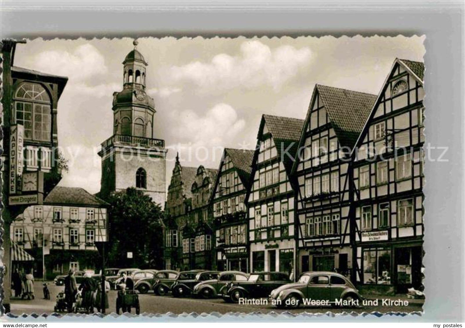 42708870 Rinteln Markt und Kirche Rinteln