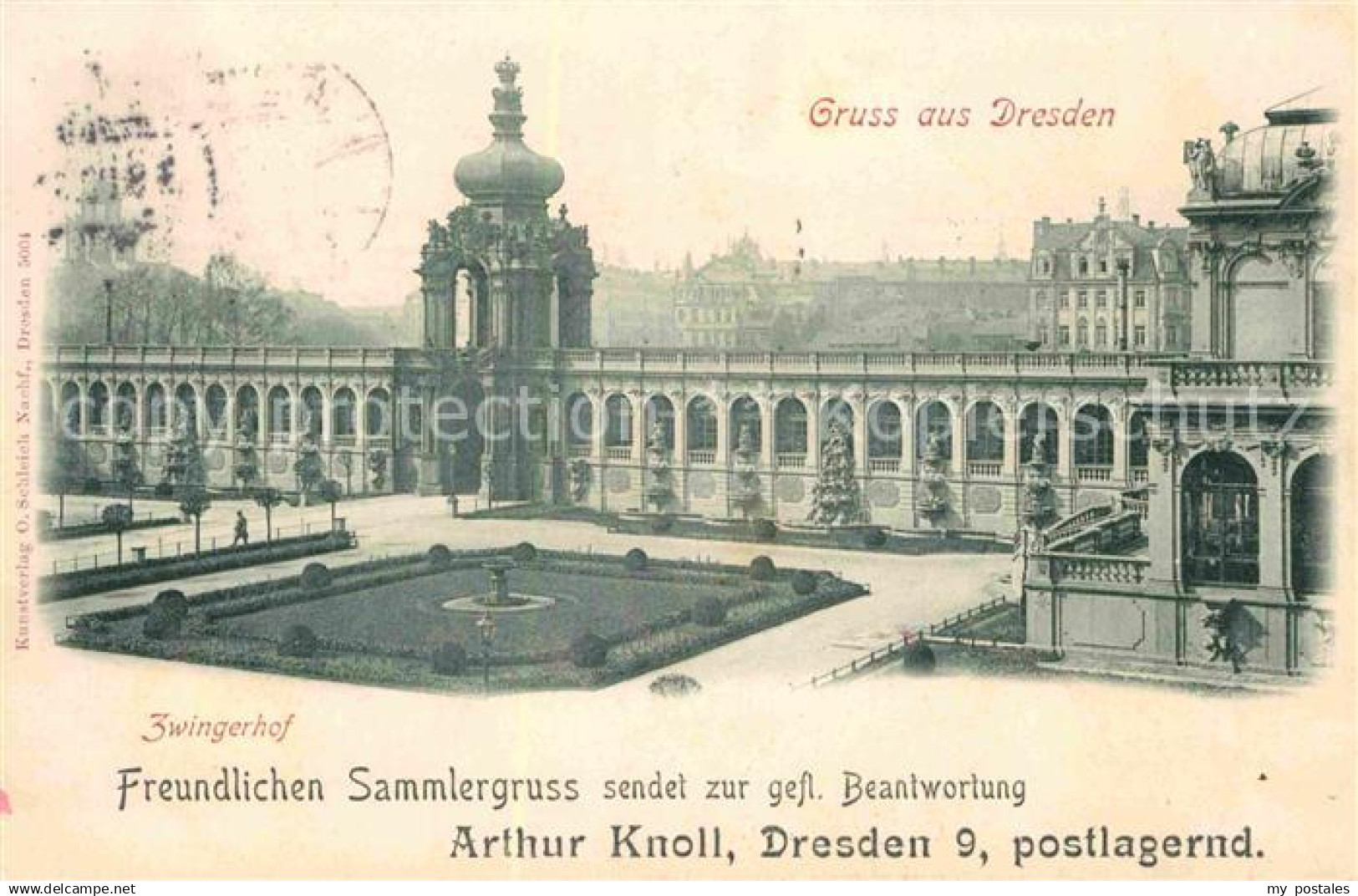 42708970 Dresden Zwingerhof Dresden