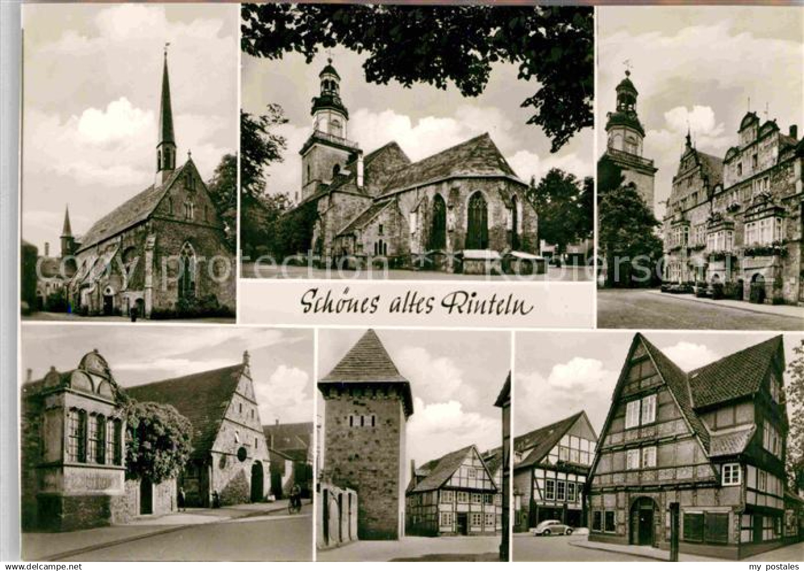 42709602 Rinteln Kirchen Dorfmotive Fachwerkhaeuser Rinteln