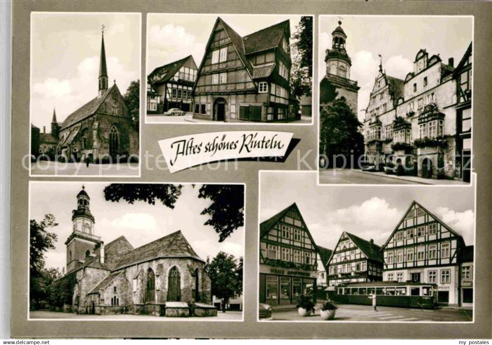 42709603 Rinteln Kirchen Dorfmotive Fachwerkhaeuser Rinteln