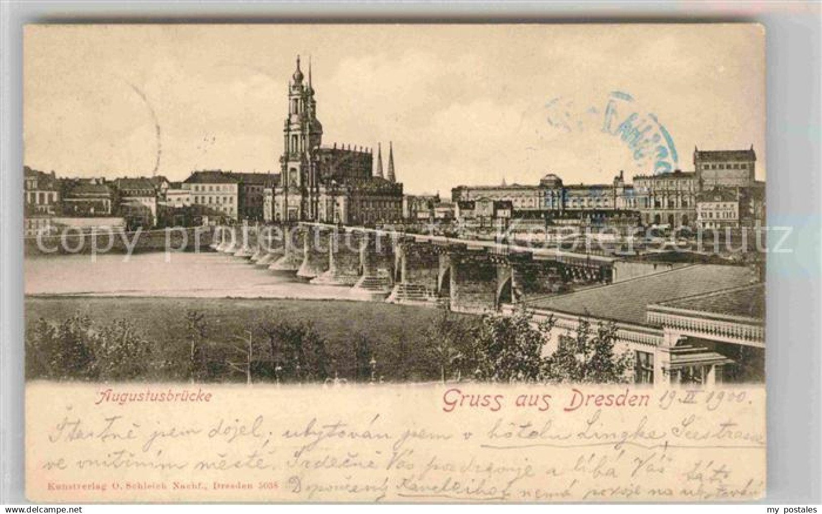 42709710 Dresden Augustusbruecke Dresden