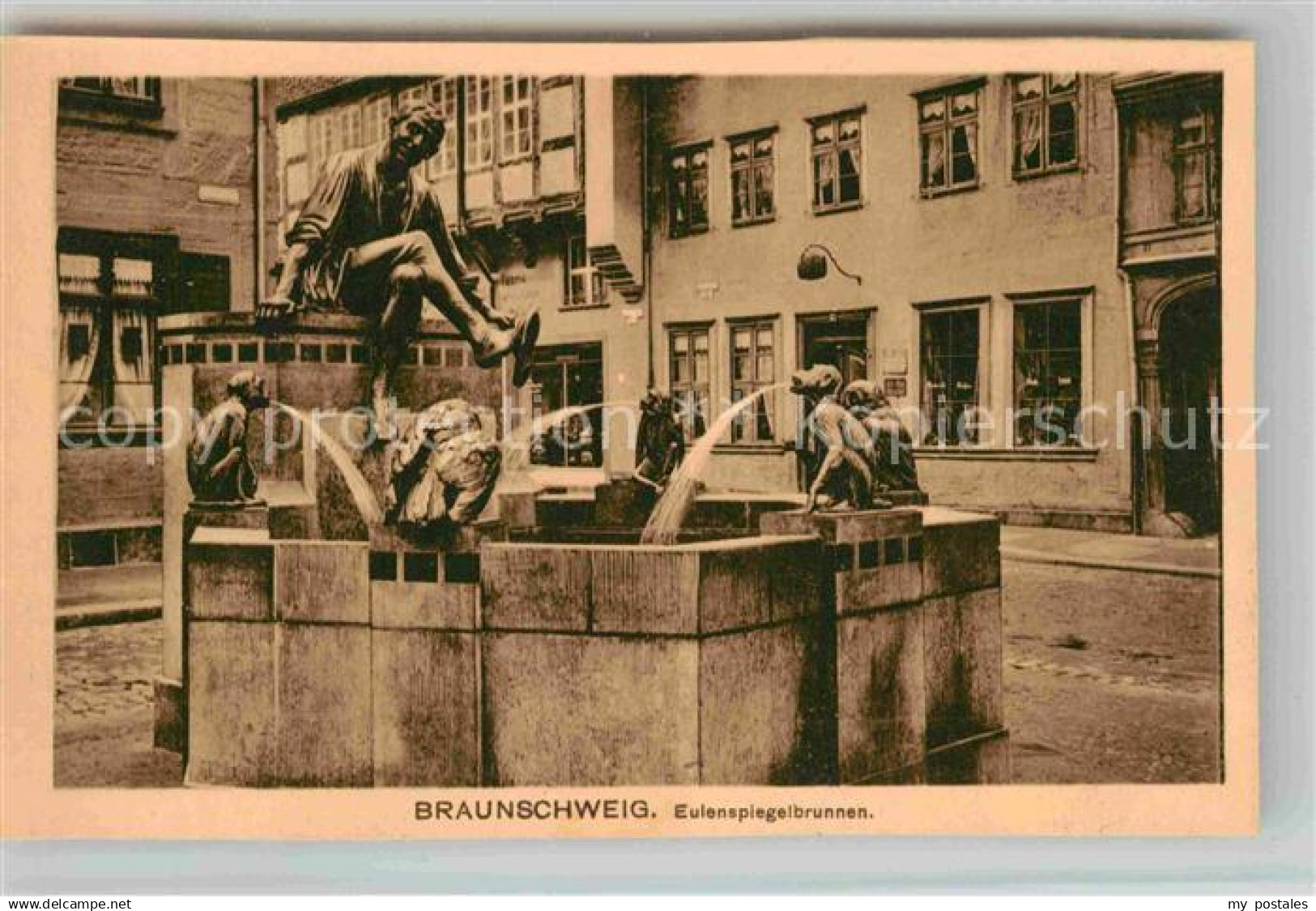 42710070 Braunschweig Eulenspiegelbrunnen Braunschweig