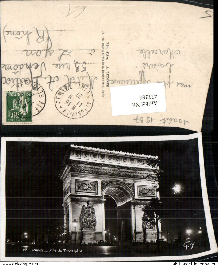 427266,Ile-de-France Paris Arc de Triomphe Triumphbogen