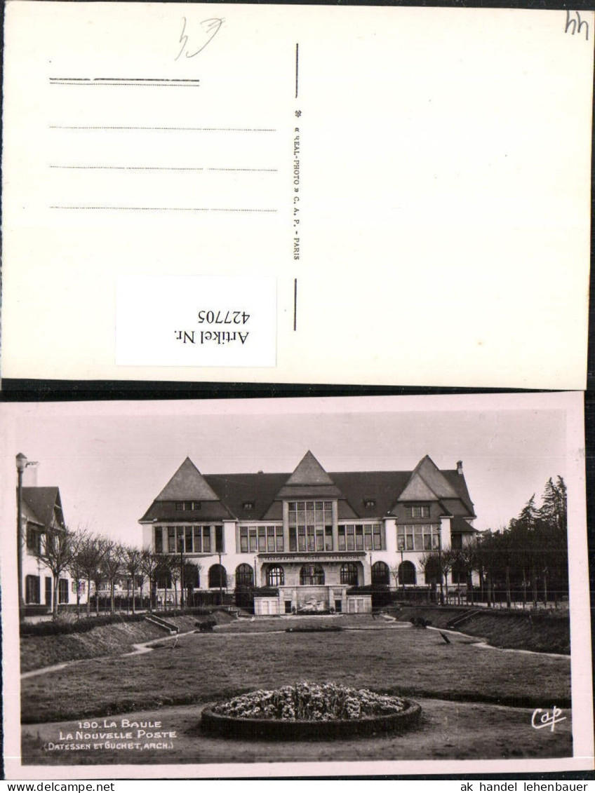 427705,Pays de la Loire Loire-Atlantique La Baule Nouvelle Poste Post Gebäude