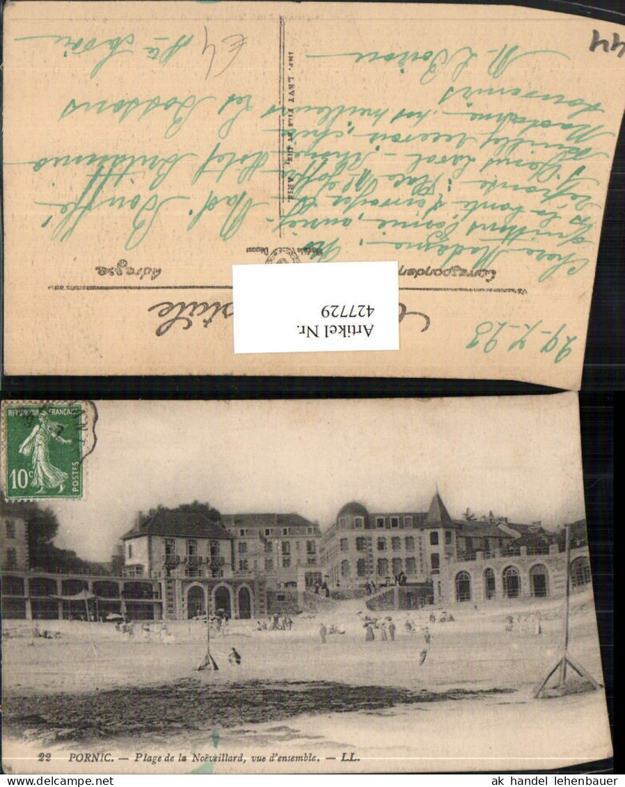 427729,Pays de la Loire Loire-Atlantique Pornic Plage de la Noeveillard Strand