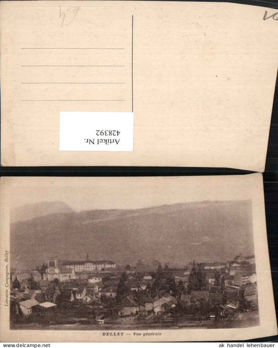 428392,Rhone-Alpes Ain Belley Vue generale Totale