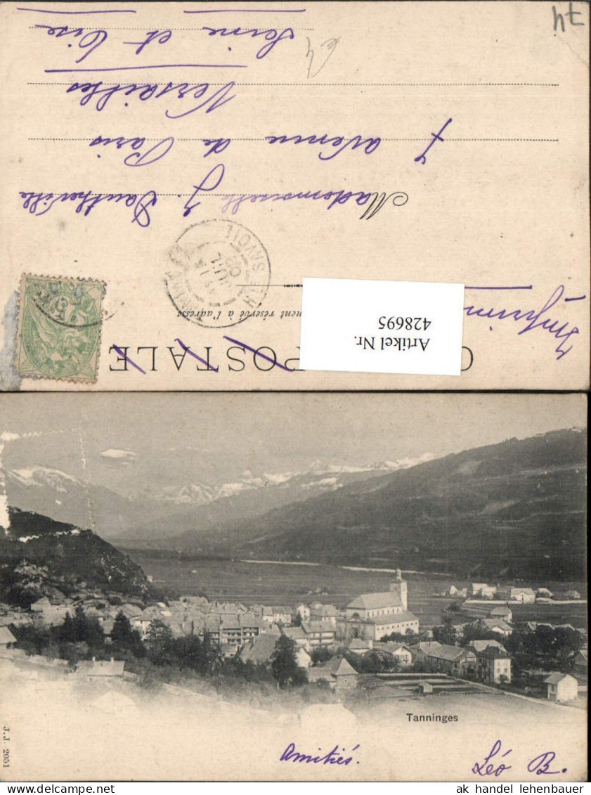 428695,Rhone-Alpes Haute-Savoie Taninges Totale Bergkulisse