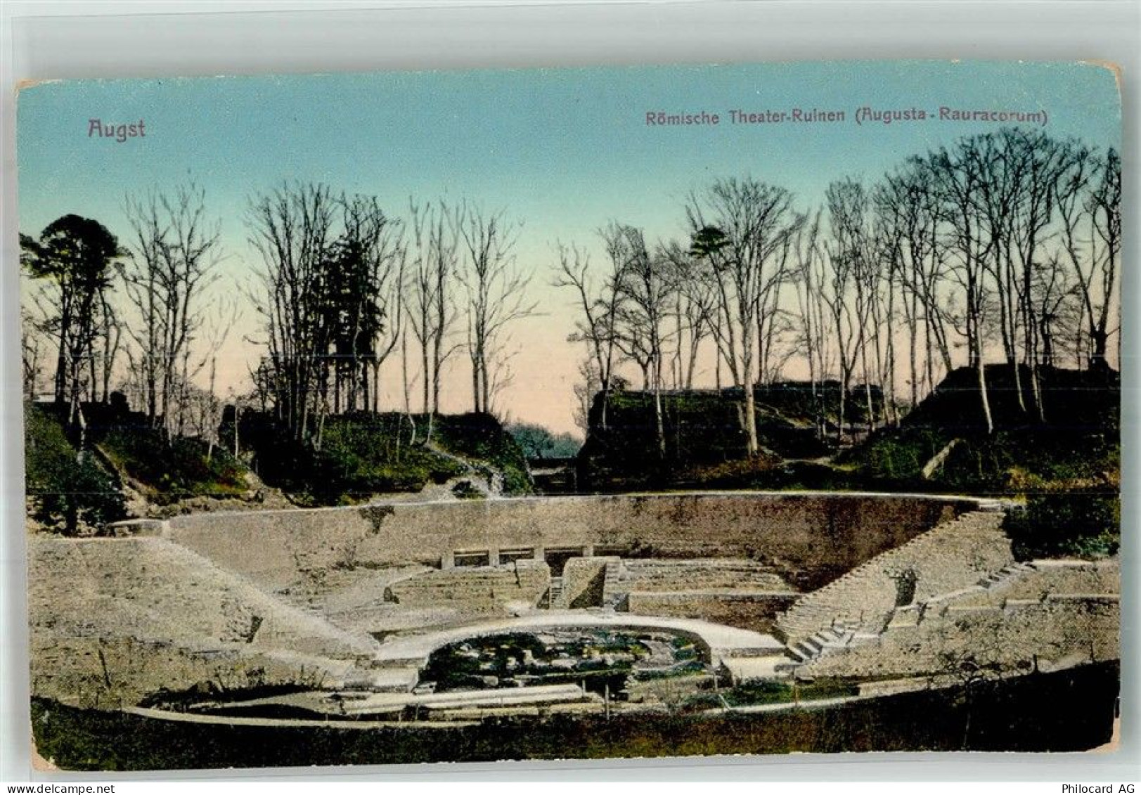 4302 Augst BL Foto AK Denkmal Römische Theater Ruinen - 38256929
