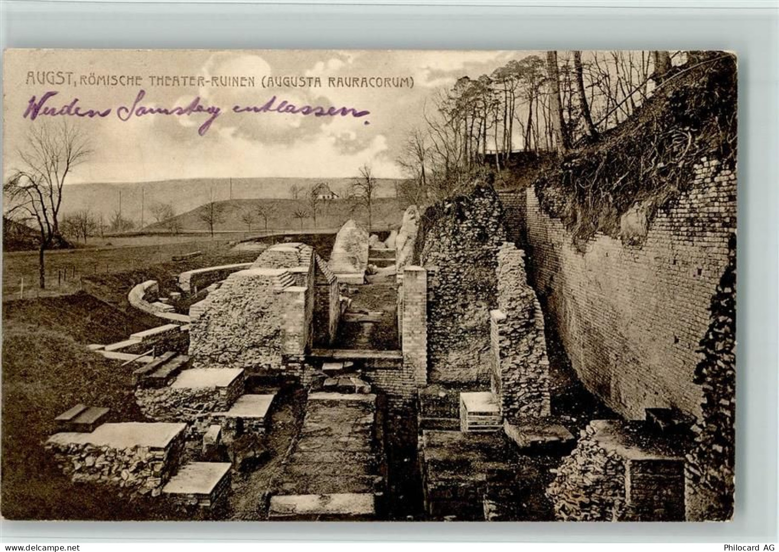 4302 Augst BL - Römische Theater Ruinen Augusta Rauracorum Feldpost - 10193749