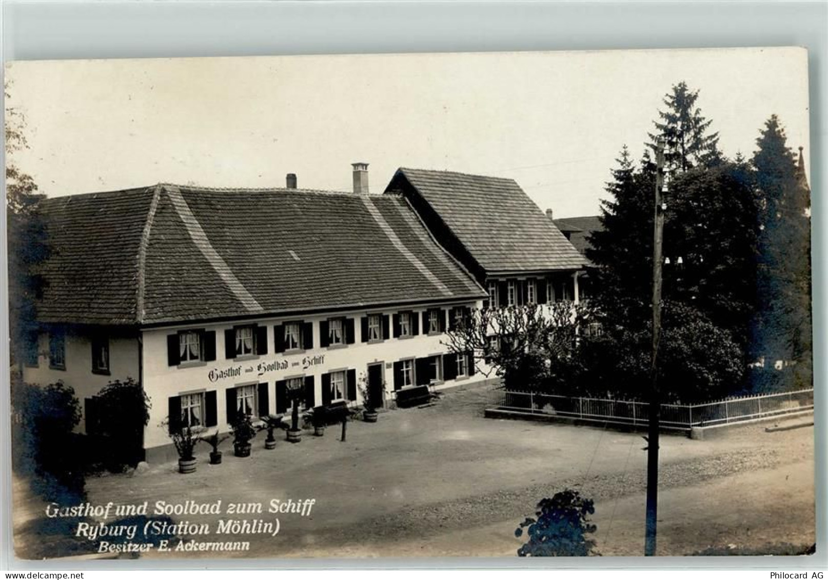 4313 Riburg Möhlin - Gasthaus und Solbad zum Schiff - 13256064
